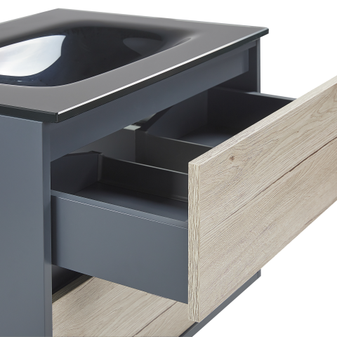 Set de mobilier pentru baie TERUEL Gri [7]