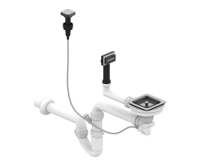 SIFOANE MONARCH - Siphon fi 114 Monarch Anthracite with overflow and pop-up