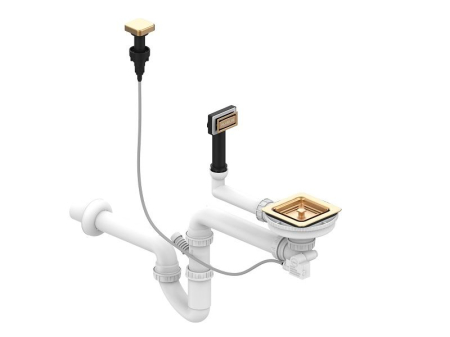 SIFOANE MONARCH - Siphon fi 114 Monarch Bronze with overflow and pop-up