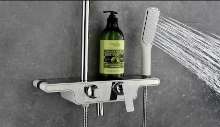 Sistem de duș cu para și pipă pivotantă Lemark Tropic LM7006C crom - Sanitare Online [4]