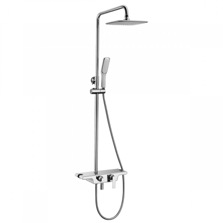 Shower System Tropic - Sistem de duș cu para și pipă pivotantă Lemark Tropic LM7006C crom - Sanitare Online