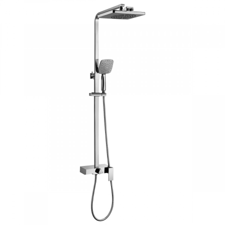 Sisteme de Dus  Tropic - Sistem de duș cu para și pipă sub formă de cascadă Lemark Tropic LM7005C crom - Sanitare Online