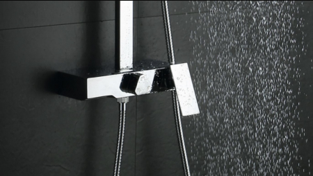 Sistem de duș cu para și pipă sub formă de cascadă Lemark Tropic LM7005C crom - Sanitare Online [6]