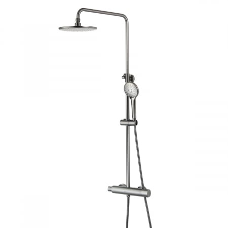 Shower System Tropic - Set de Dus cu Termostat Lemark Bronx LM3770GM Grafit | Sanitare Online