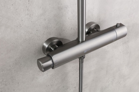 Set de Dus cu Termostat Lemark Bronx LM3770GM Grafit | Sanitare Online [5]