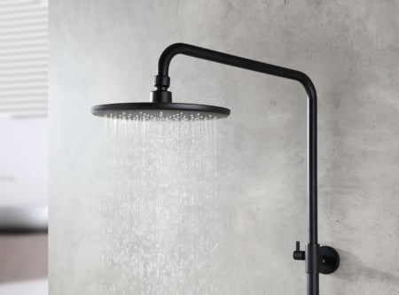 Sistem de dus termostatic cu para dus de mana in 3 pozitii, inaltime reglabila Lemark Bronx LM3772BL Negru | Sanitare Online [3]