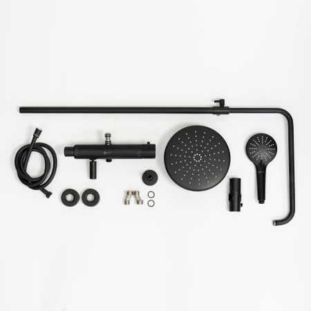 Sistem de dus termostatic cu para dus de mana in 3 pozitii, inaltime reglabila Lemark Bronx LM3772BL Negru | Sanitare Online [10]