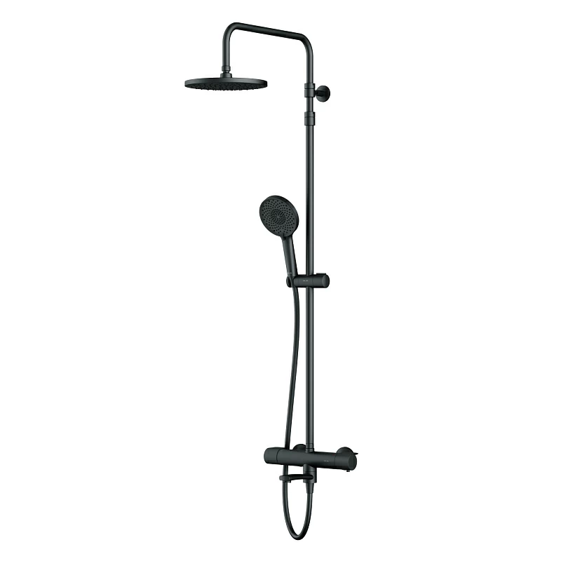 Sisteme de Dus  Tropic - Sistem de duș X-Joy F0785A522 cu cap de duș tip tropic, termostat, baterie și gură de scurgere