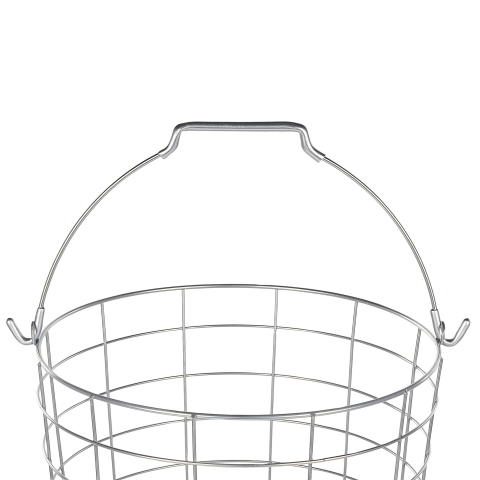 AYAPAL basket holder with wheels Metal Silver [4]