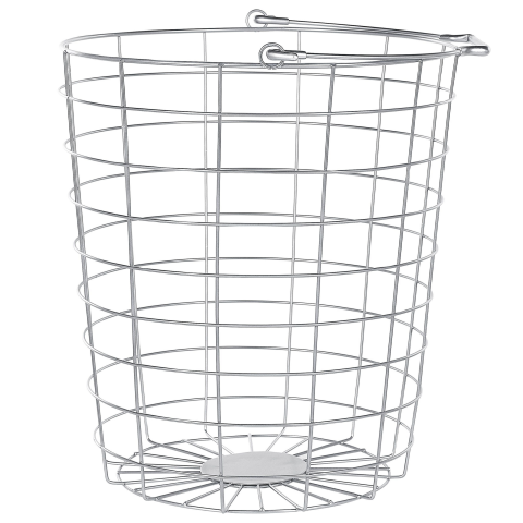 AYAPAL basket holder with wheels Metal Silver [3]