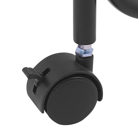 AYAPAL Basket Holder with Wheels Metal Black [6]