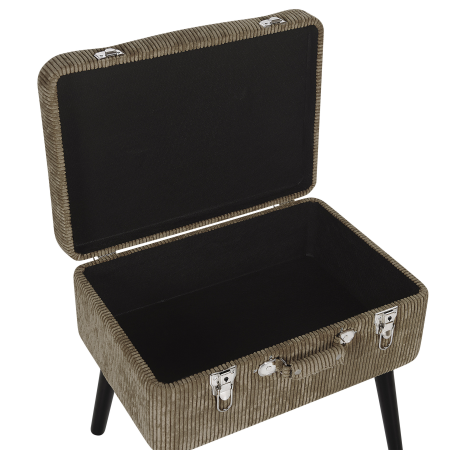 Taburet cu depozitare MALLARD Velur Maro deschis [7]