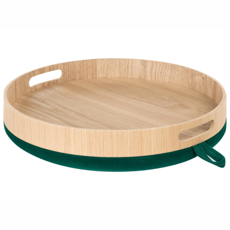 Taburet cu depozitare NEELY Catifea Verde smarald [7]