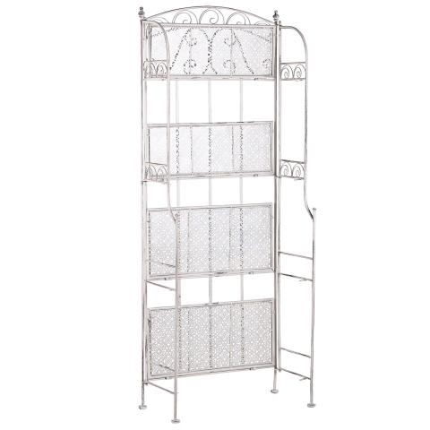 Shelving unit PADUA Metal 61 cm 32 cm White [3]