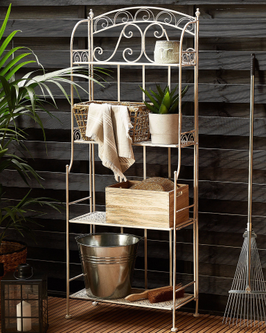 Etajeră pentru baie - Shelving unit PADUA Metal 61 cm 32 cm White