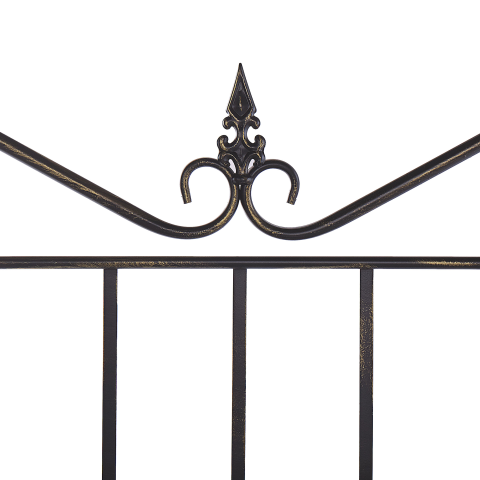 Shelving unit PAVONA Metal 94 cm 50 cm Black [6]