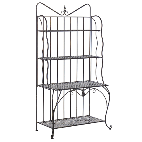 Unitate de rafturi PAVONA Metal 94 cm 50 cm Negru [1]