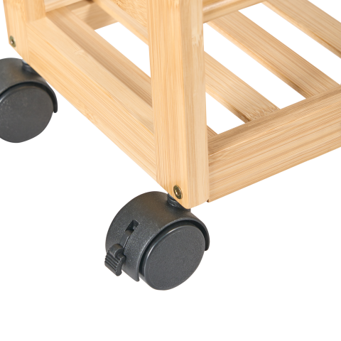 Shelving unit QUINTAY Bamboo Wood Light Brown [4]