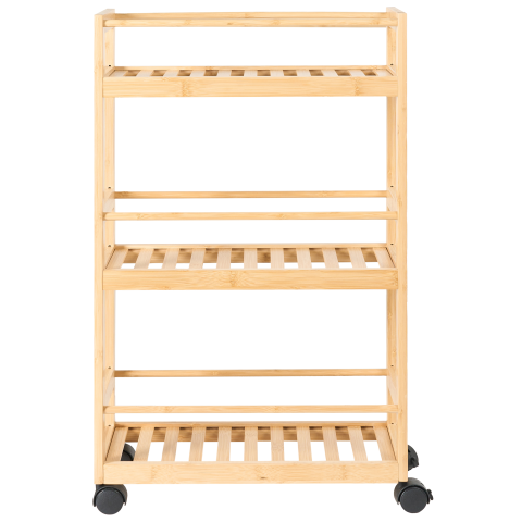 Shelving unit QUINTAY Bamboo Wood Light Brown [3]