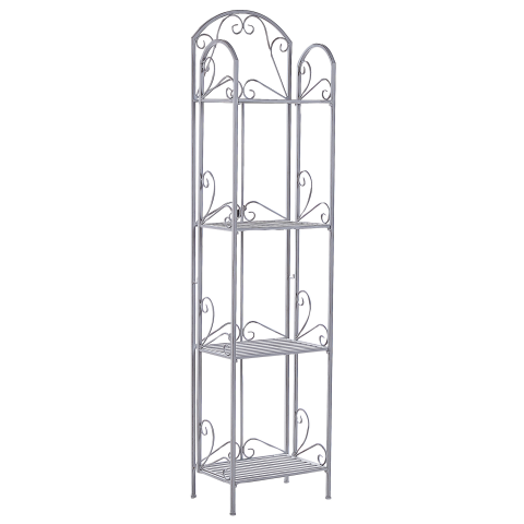 VALDIVIA Metal shelf unit Grey [1]
