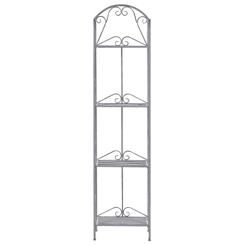 VALDIVIA Metal shelf unit Grey [3]