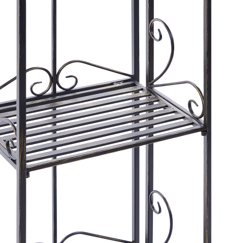 Unitate de rafturi VALDIVIA Metal Negru [6]