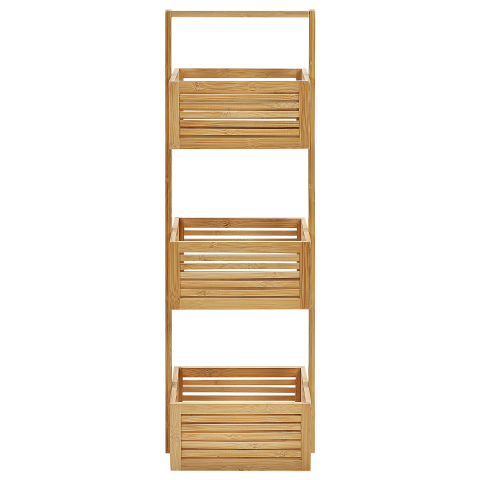 Shelving Unit WAVERLY Bamboo Wood Light Brown [3]
