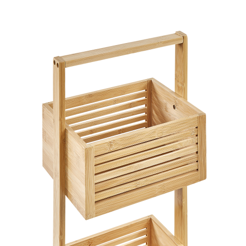 Shelving Unit WAVERLY Bamboo Wood Light Brown [4]