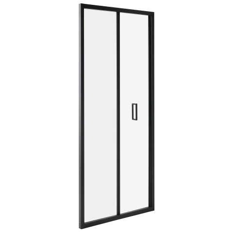 NELTUME folding shower door 80 x 190 cm Black [1]
