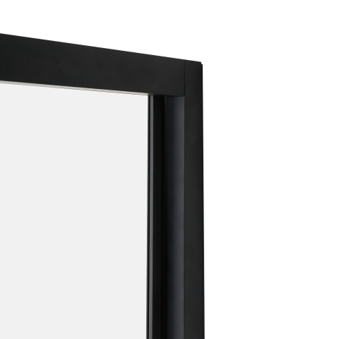 NELTUME folding shower door 80 x 190 cm Black [4]