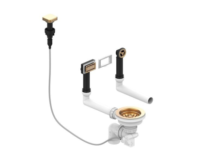 SIFOANE MONARCH - Valve fi 114 Monarch Bronze with overflow and pop-up