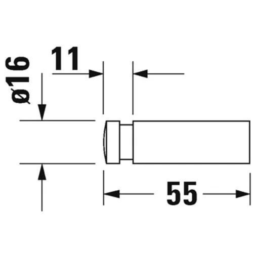 Duravit D-Code Cuier baie [2]