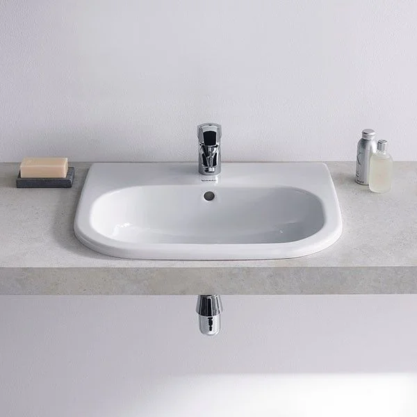 Chiuveta baie incastrata Duravit D-Code Vanity 55x44 cm [2]