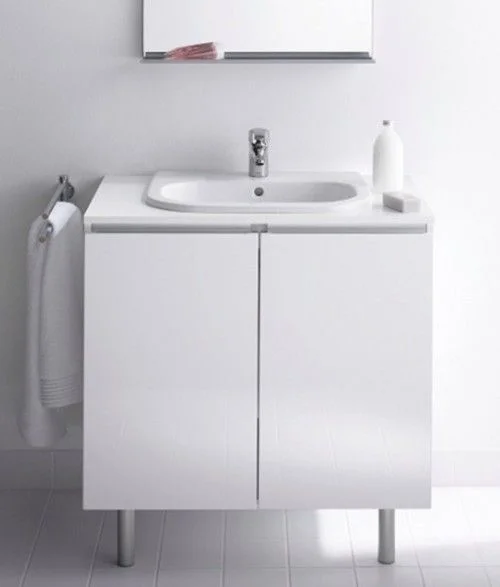 Chiuveta baie incastrata Duravit D-Code Vanity 55x44 cm [4]