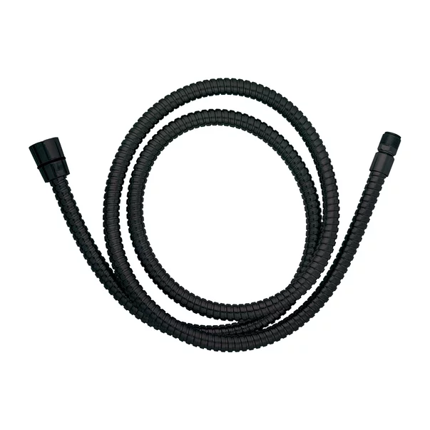 Furtun flexibil baterie baie/bucatarie Omnires  negru [1]