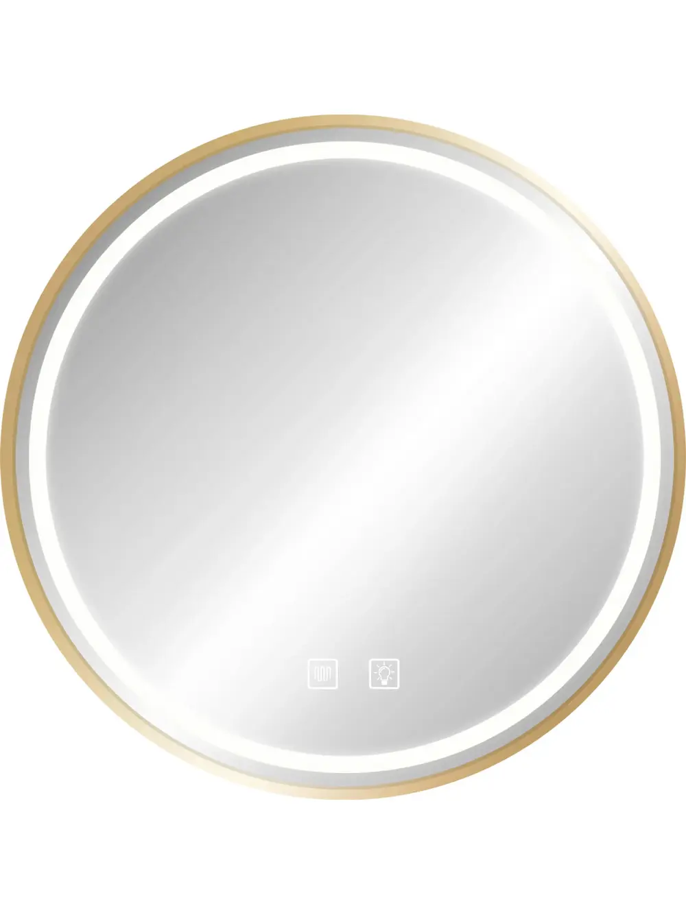 Oglindă LED 50cm MMJ auriu periat [7]