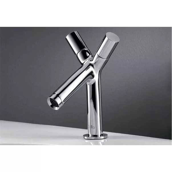 Baterii baie - Baterie lavoar dubla comanda Hansgrohe Axor Starck