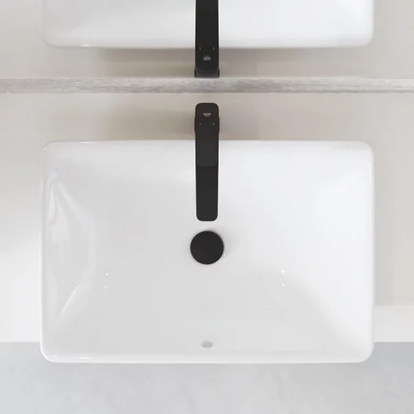 Baterie lavoar inalta Grohe Cubeo XL monocomanda negru mat [4]