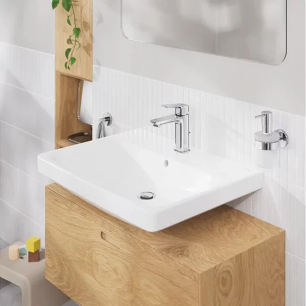 Baterie lavoar monocomanda Grohe Cubeo M cu ventil Pop-Up crom lucios [1]