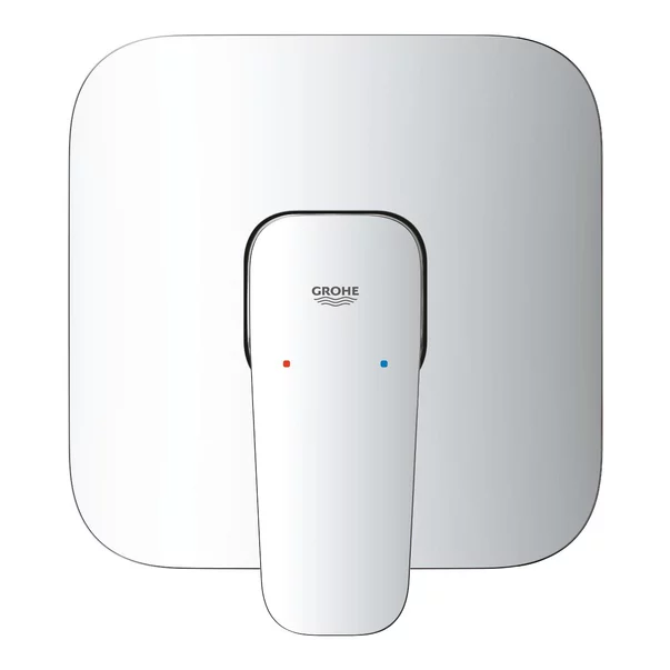 Baterie dus incastrata Grohe Cubeo crom lucios fara corp ingropat [3]
