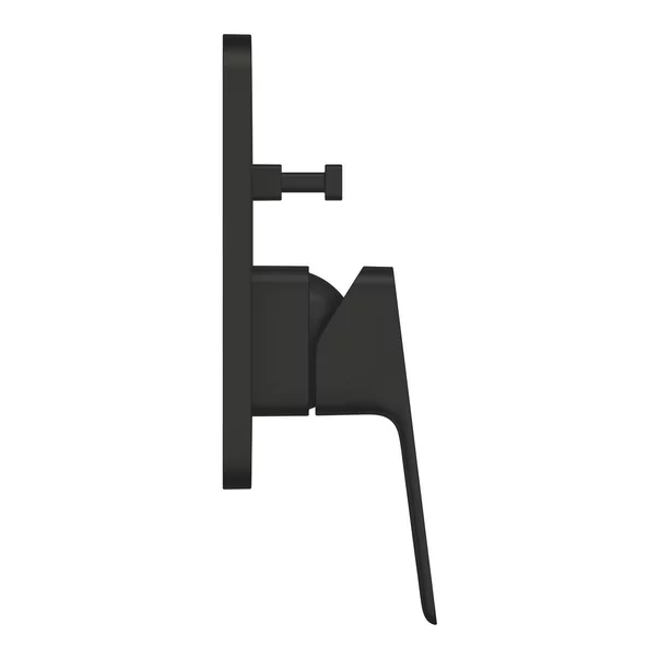 Baterie cada-dus incastrata Grohe Cubeo negru mat fara corp ingropat [4]