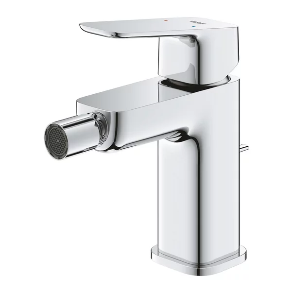 Baterie bideu monocomanda Grohe Cubeo cu ventil Pop-Up crom lucios [4]