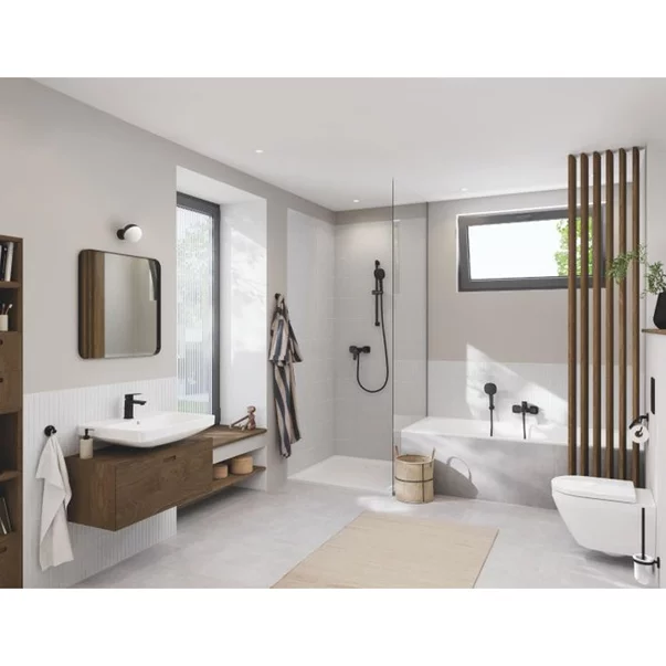 Baterie dus Grohe Cubeo monocomanda negru mat [3]