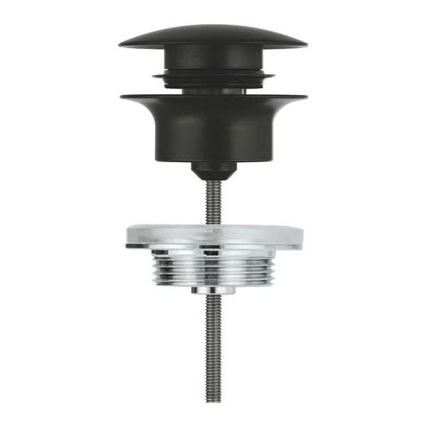 Ventil lavoar negru mat Grohe Push-Open [3]