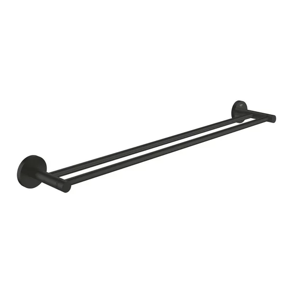 Suport prosop bara dubla negru mat Grohe Essentials 60 cm [2]