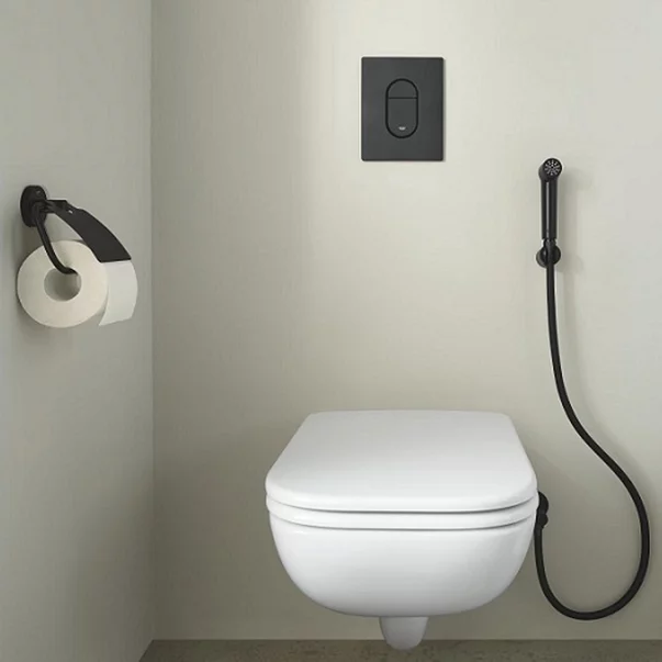 Dus igienic Grohe Tempesta F Trigger 1 functie negru mat [2]