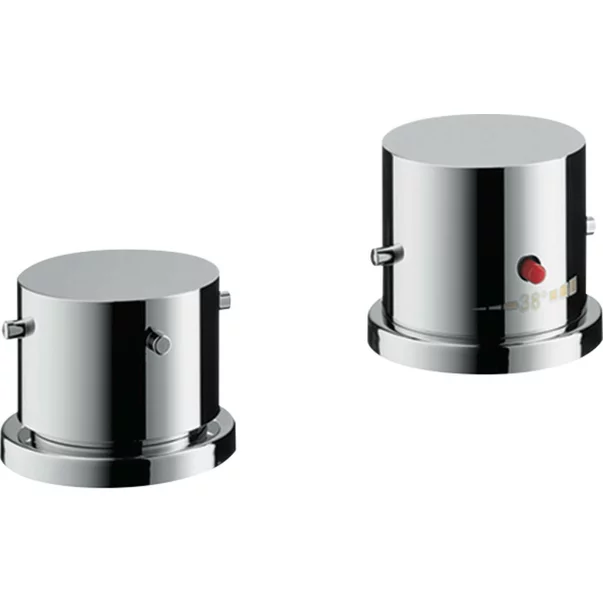 Baterii baie - Set superior baterie termostatata pentru marginea cazii cu 2 orificii Hansgrohe Axor Starck