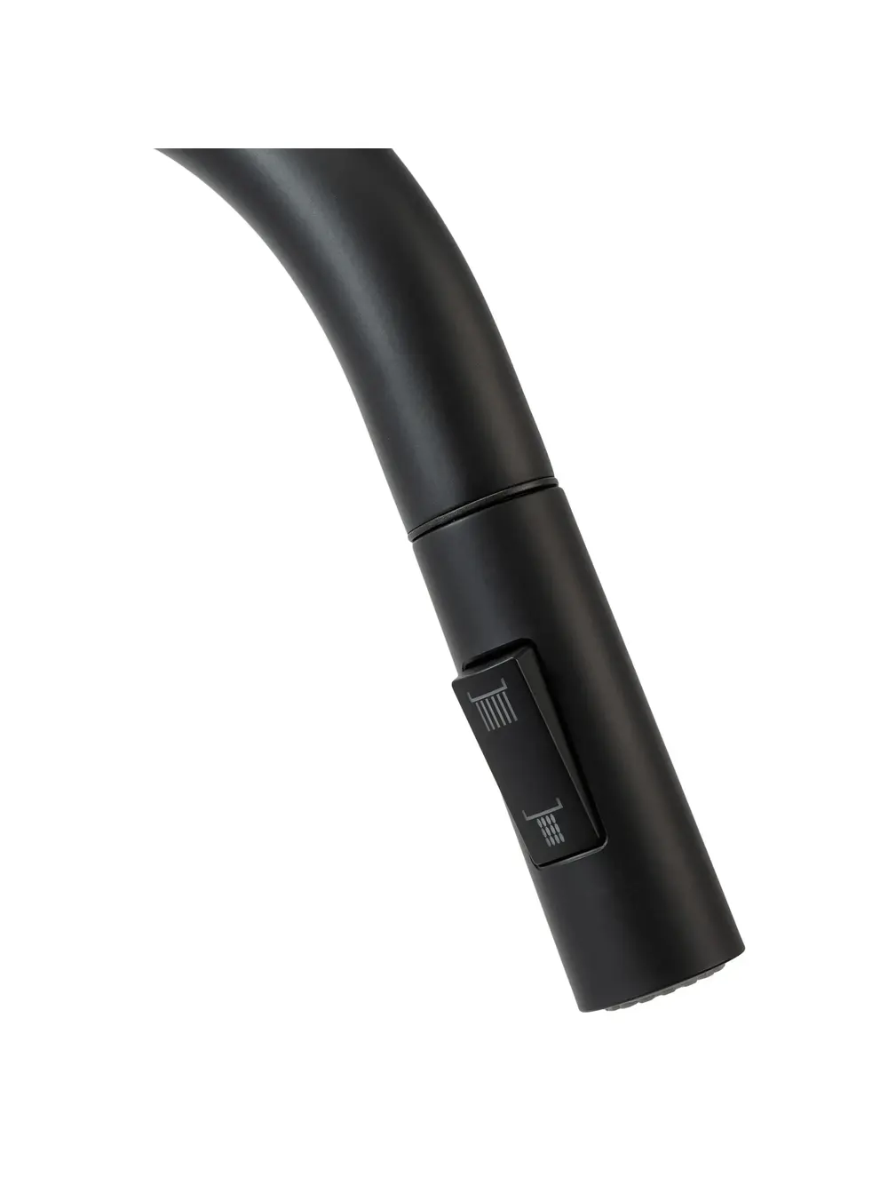 Cap cu aerator baterie bucatarie REA Fresh negru filet 1/2 toli ABS [7]