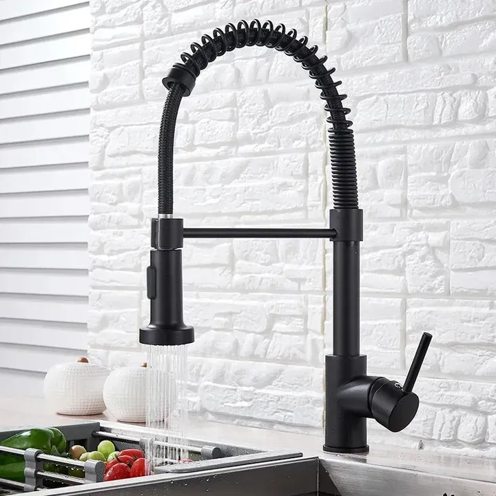 Cap cu aerator pentru baterie de bucătărie REA Colin negru [7]