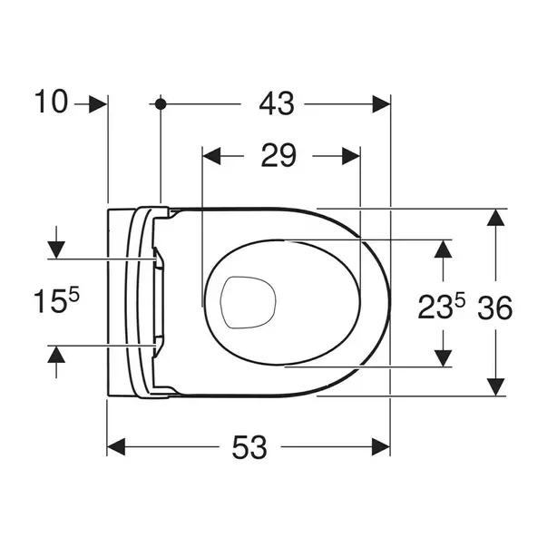 Pachet vas wc suspendat Geberit iCon si rezervor wc cu cadru incastrat Geberit Duofix Sigma UP320 [8]